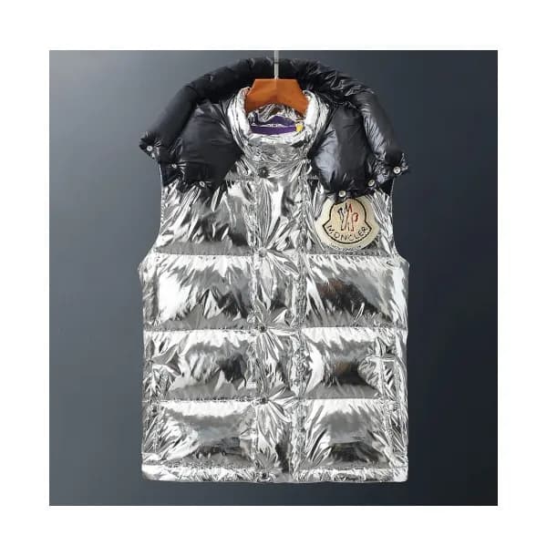 Moncler 2019 Mens Patch Logo Modern Down Padding V… - 1