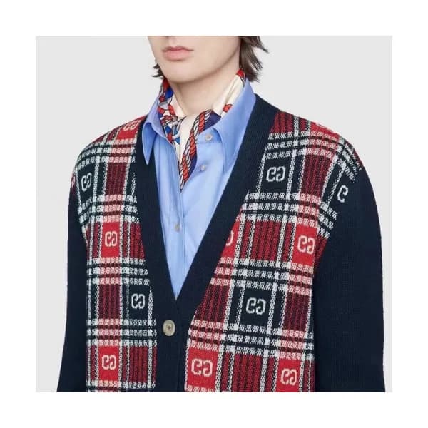 Gucci 2019 Mm/wm Logo Basic Wool Cardigan - 구찌 201… - 1