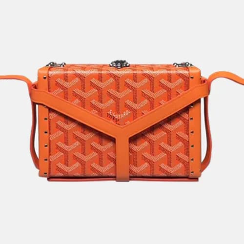 Goyard 2019 PVC & Leather Shoulder Cross Bag,17cm … - 1