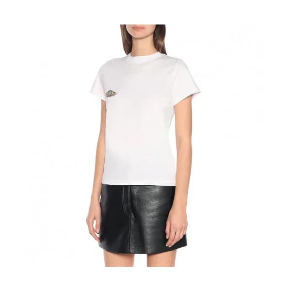Balenciaga 2019 Mm/Wm Logo Cotton Short Sleeved Ts… - 1