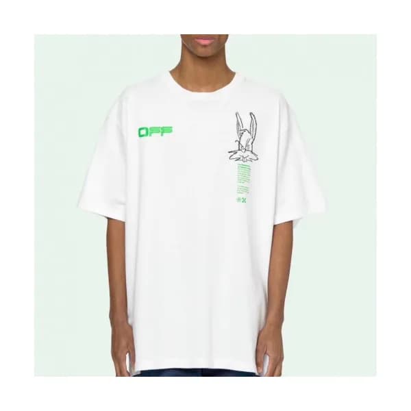 Off-white 2019 Mm/Wm Printing Logo Crew - neck Cot… - 1