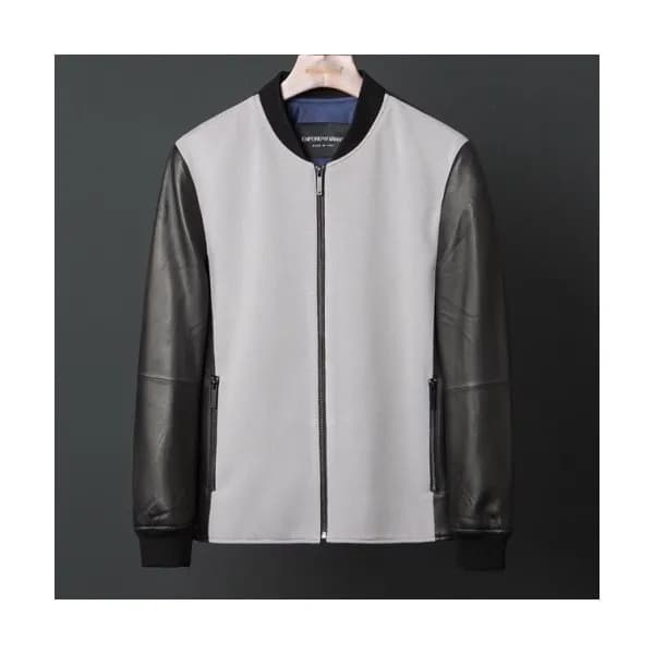 [알마니]Armani 2020 Mens Logo Casual Leather Jackets … - 1