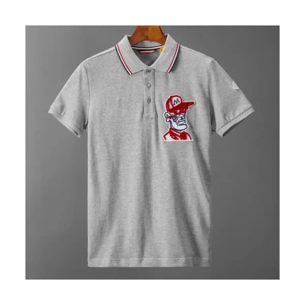 [매장판]Moncler 2020 Mens Logo Cotton Short Sleeved P… - 1