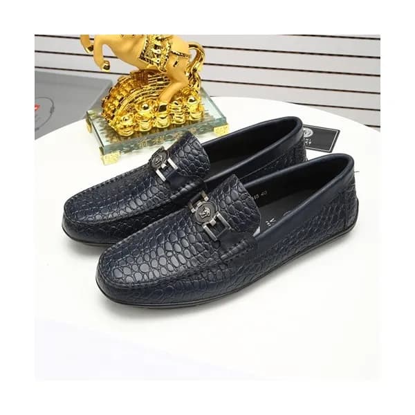 Versace 2020 Mens Leather Loafer - 베르사체 2020 남성용 … - 1