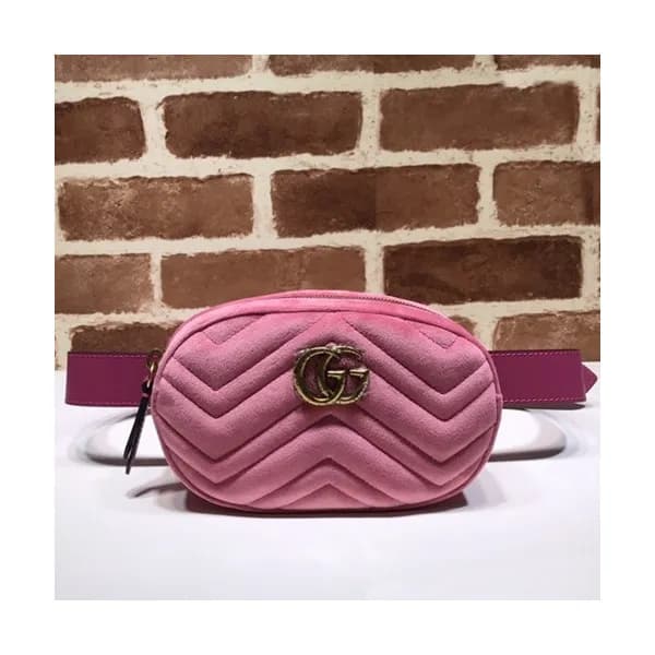 Gucci 2020 Marmont Matlase Velvet Belt Bag,18CM - … - 1