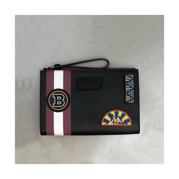 Bally 2020 Leather Clutch Bag,25.5cm - 발리 2020 레더… - 1