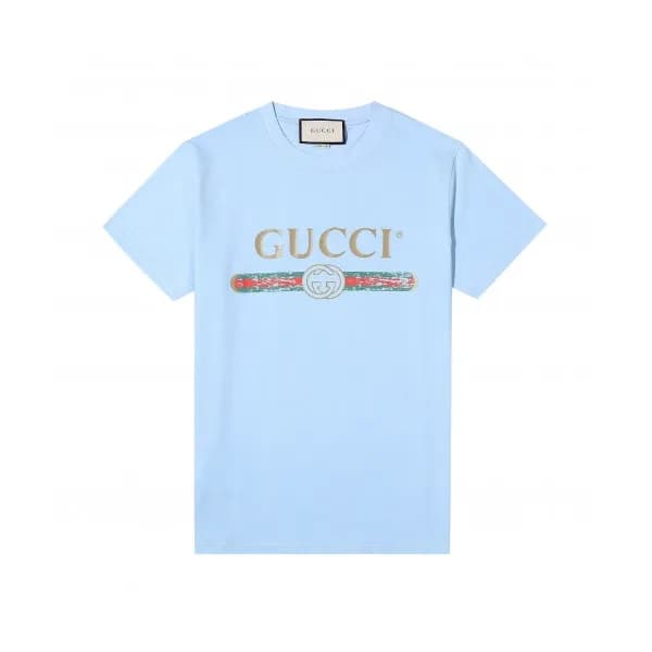 [매장판]Gucci 2020 Mm/Wm Logo Cotton Short Sleeved Ts… - 1