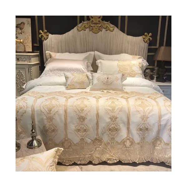 Versace 2020 Supima Cotton & Lace Bedding 4 Set - … - 1