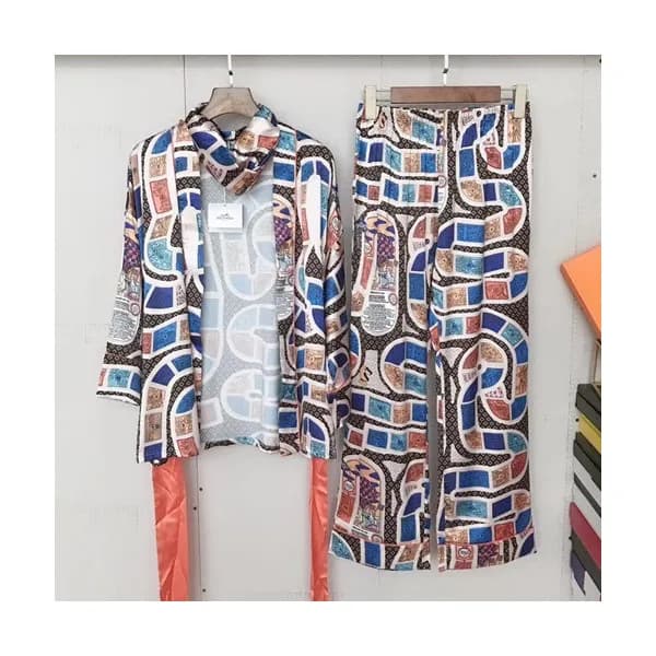 Hermes 2020 Womens Silk Pajamas - 에르메스 2020 여성용 실크… - 1