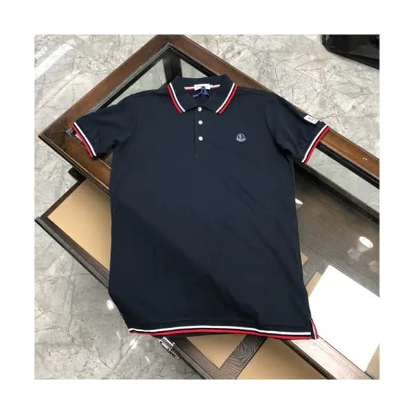 [매장판]Moncler 2020 Mens Logo Cotton Short Sleeved P… - 1