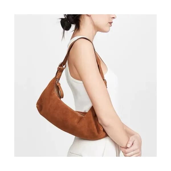 By Far 2020 Suede Tote Shoulder Bag,34cm - 바이 파 20… - 1