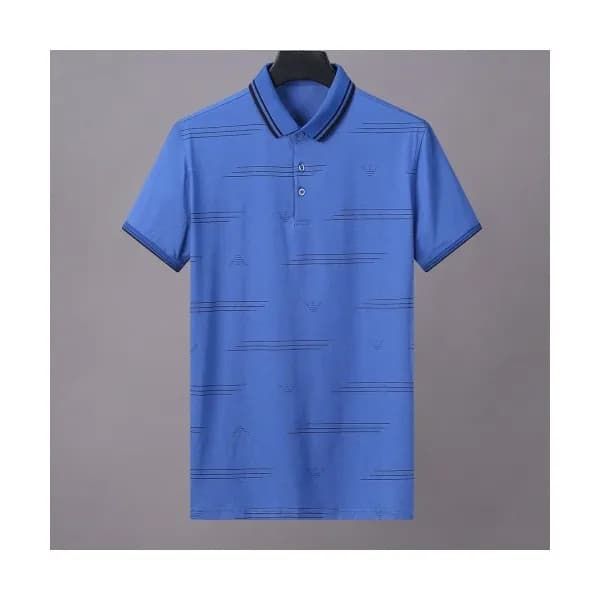 [알마니]Armani 2020 Mens Logo Silket Short Sleeved Ts… - 1