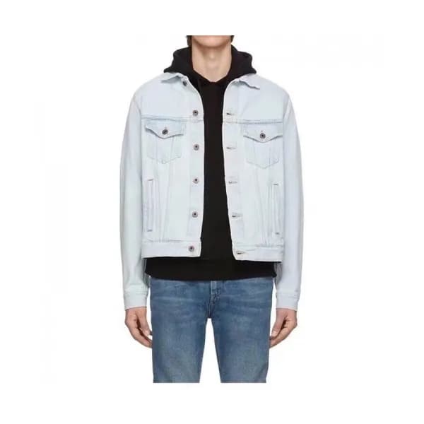 [오프화이트]Off-white 2020 Mens Logo Casual Denim Jacke… - 1