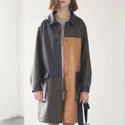 Hermes Womens Leather Jacket - 에르메스 여성 로고 캐쥬얼 인조 가… - 1