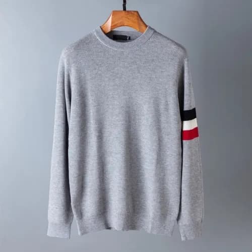Moncler 2020 Mens Retro Logo Crew-neck Sweaters - … - 1