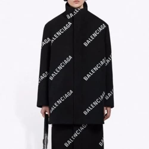 [발렌시아가]Balenciaga 2020 Mm/Wm Logo Cashmere Coats -… - 1