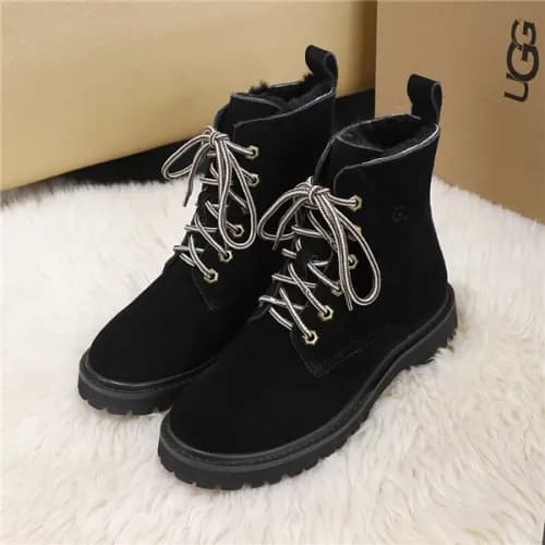 Ugg 2020 Women's Leather Wool Ankle Boots - 어그… - 1