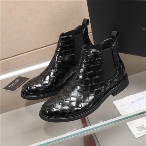 Bottega Veneta 2020 Men's Leather Ankle Boots … - 1