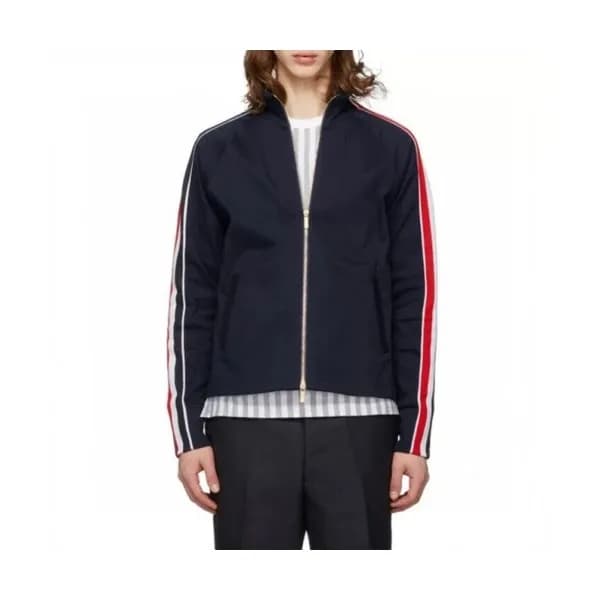 [톰브라운]Thom Browne 2021 Mens Strap Crew-neck Cotton… - 1