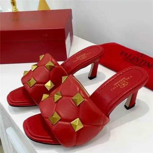 Valentino 2021 Women's Leather High Heel Slipp… - 1