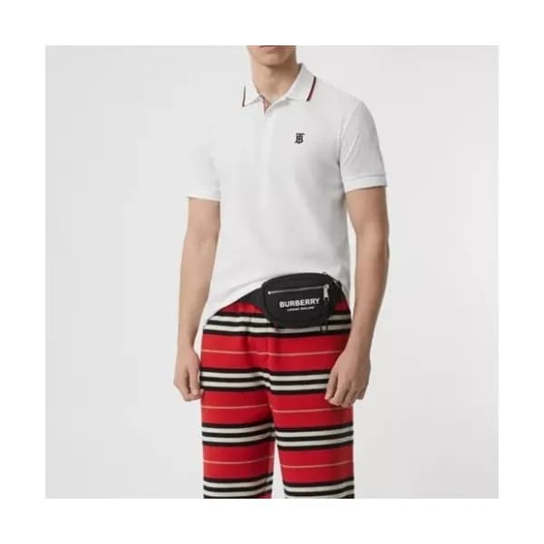 [버버리]Burberry 2021 Mens Logo Cotton Short Sleeved … - 1