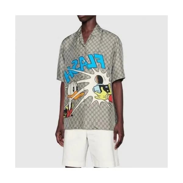 Gucci Mm/Wm Logo Short Sleeved Tshirts Brown - 구찌… - 1