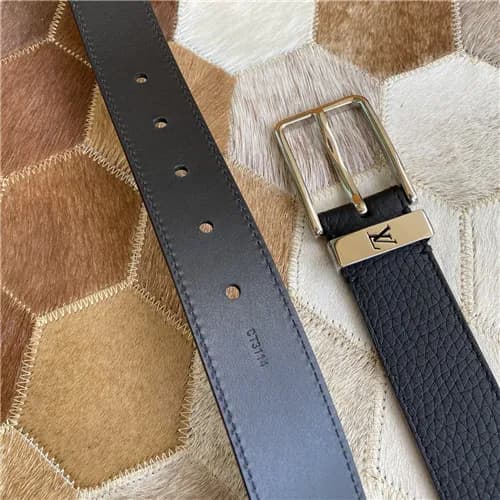 Louis Vuitton 2021 Men's Leather Belt,3.5cm,LO… - 1