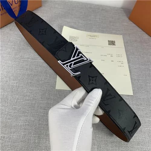 Louie Vuitton 2021 Men's Leather Belt,4.0cm,LO… - 1