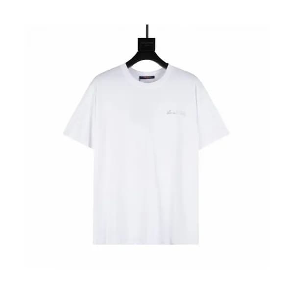 Louis vuitton Mm/Wm Logo Short Sleeved Tshirts Wh… - 1