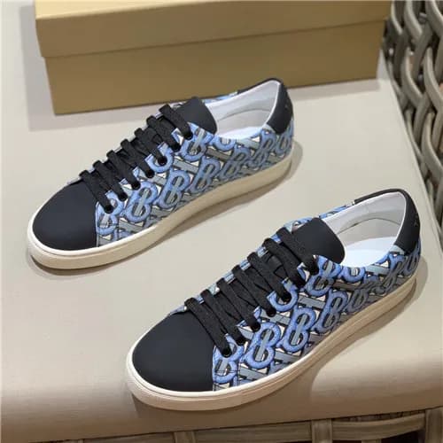 Burberry 2021 Men's Leather Sneakers,BURS0165 … - 1