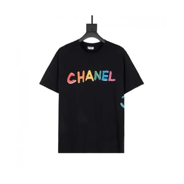 Chanel Mm/Wm 'CC' Logo Cotton Short Sleev… - 1