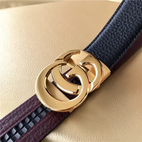Gucci 2021 Men's Leather Belt,3.5cm,GUBT0186 -… - 1