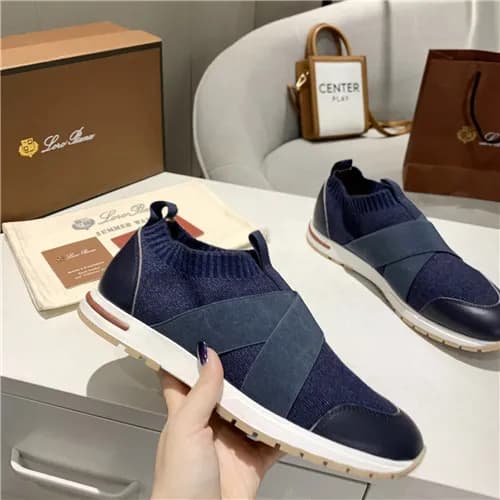 Loro Piana 2021 Men's Leather Sneakers,LOROS00… - 1