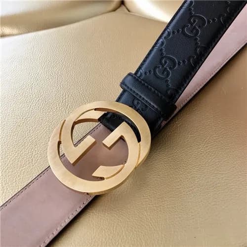 Gucci 2021 Men's Leather Belt,3.8cm,GUBT0204 -… - 1