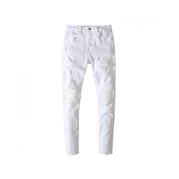 Amiri Mens Casual Jeans White - 아미리 2021 남성 캐쥬얼 청… - 1