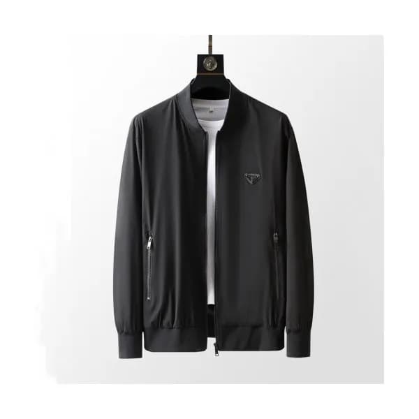 Prada Mens Logo Casual Jackets Black - 프라다 2021 남… - 1