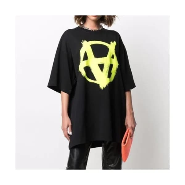 Vetements Mm/Wm Printing Logo Cotton Short Sleeve… - 1