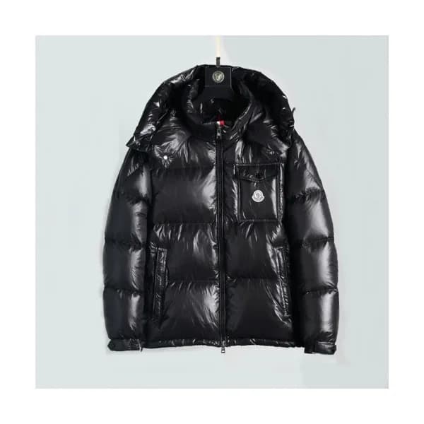 Moncler Mm/Wm Patch Logo Modern Down Padding Blac… - 1