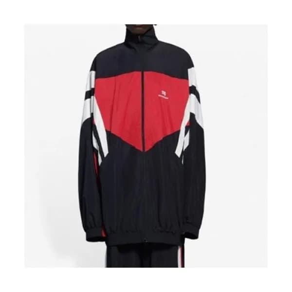 Balenciaga Mens Logo Casual Jackets Red - 발렌시아가 2… - 1
