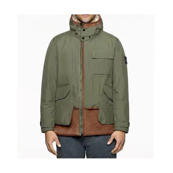 Stone Island Mens Basic Casual Jackets Khaki - 스… - 1