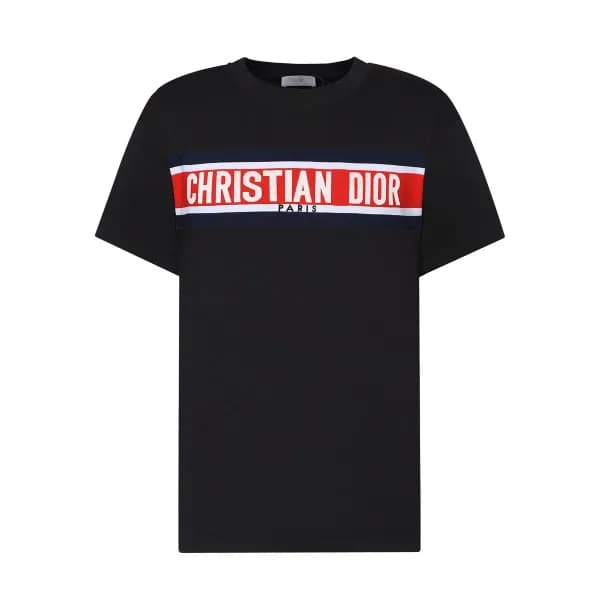 디올 남자 크루넥 블랙 반팔티 - Unisex Black Tshirts - dio01676… - 1