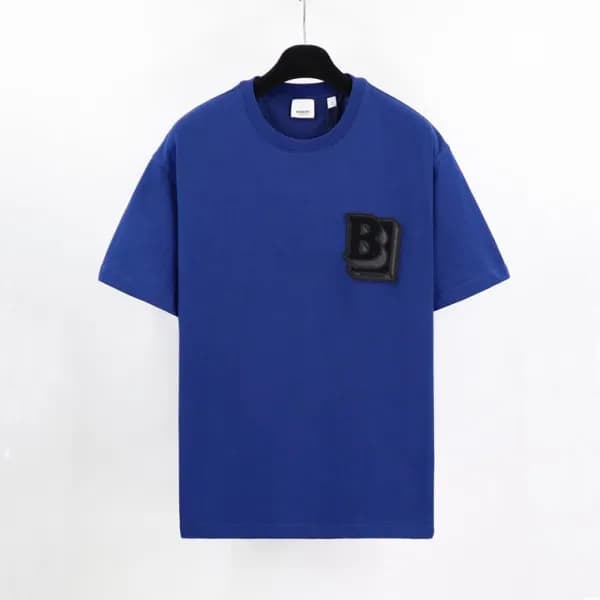 버버리 남성 클래식 블루 폴로 반팔티 - Mens Blue Tshirts - Bur0427… - 1