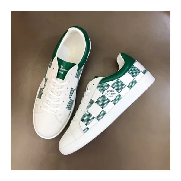 루이비통 남성 클래식 그린 스니커즈 - Mens Green Sneakers - lou049… - 1