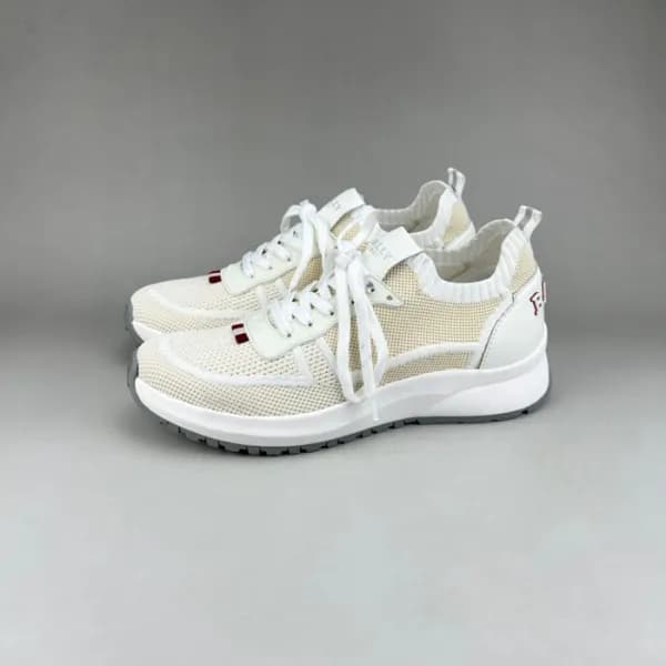 발리 남성 모던 화이트 스니커즈 - Mens White Sneakers - bal0140x - 1