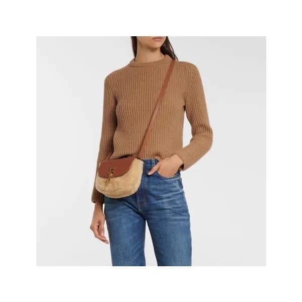 입생로랑 여성 카멜 크로스백 - Saint Laurent Womens Camel Cross… - 1