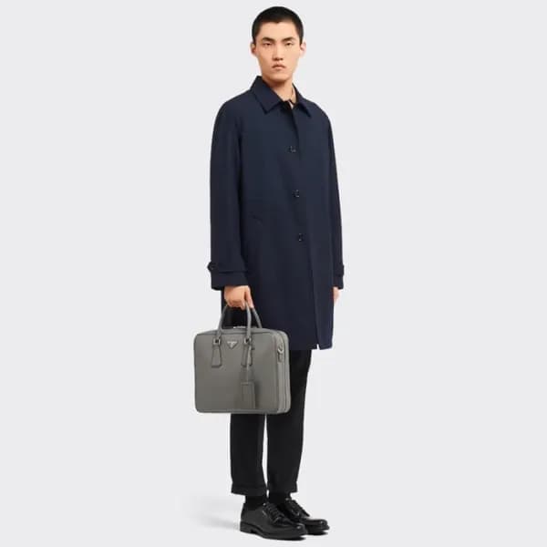 프라다 남성 그레이 서류가방 - Prada Mens Gray Tote Bag - pr146… - 1