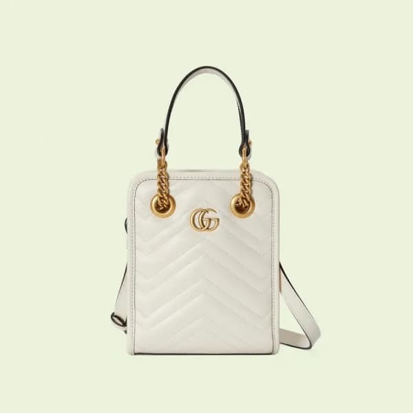 구찌 여성 화이트 마몬트백 - Gucci Womens White Marmont Bag - … - 1