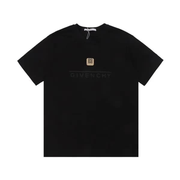 지방시 남성 크루넥 블랙 반팔티 - Givenchy Mens Black Short Slee… - 1