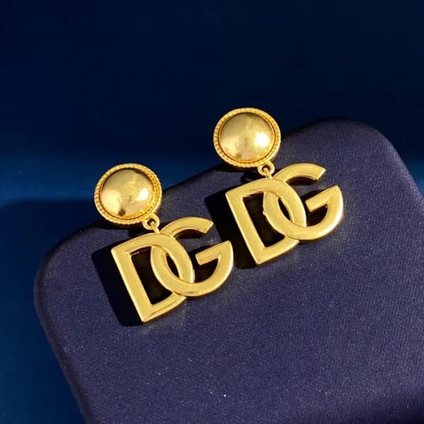 돌체앤가바나 여성 골드 이어링 - Dolce&Gabbana Womens Gold Earri… - 1