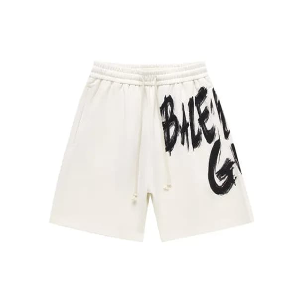 발렌시아가 남성 아이보리 반바지 - Balenciaga Mens Ivory Half-pan… - 1